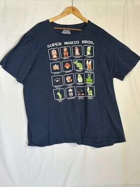Super Mario Bros. Graphic Tee - Navy